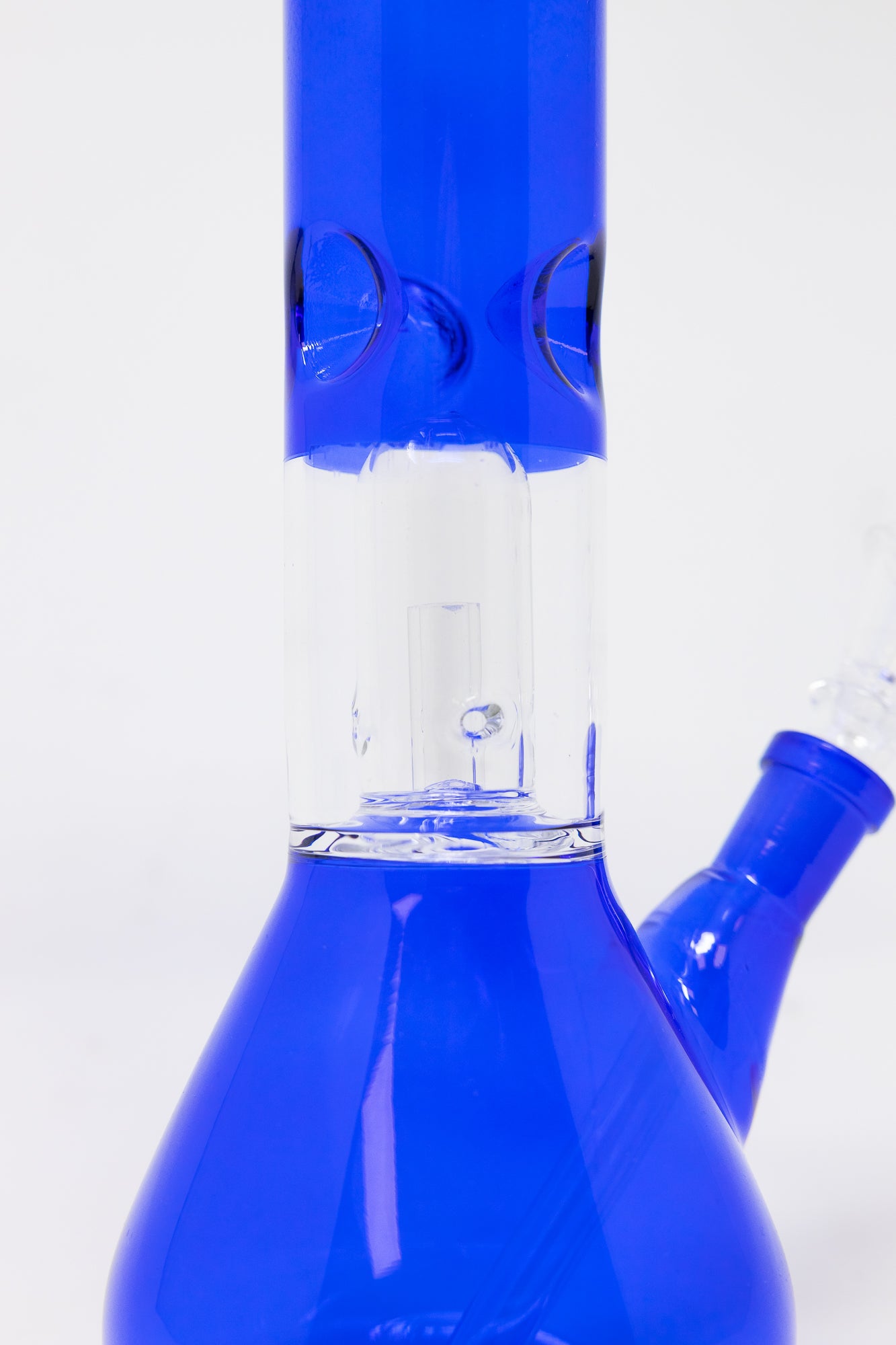 10" Dark Blue Single Percolator Bong