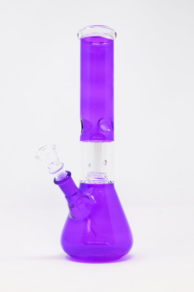 10" Purple Single Percolator Bong