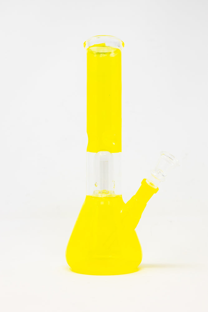 10" Neon Yellow Single Percolator Bong