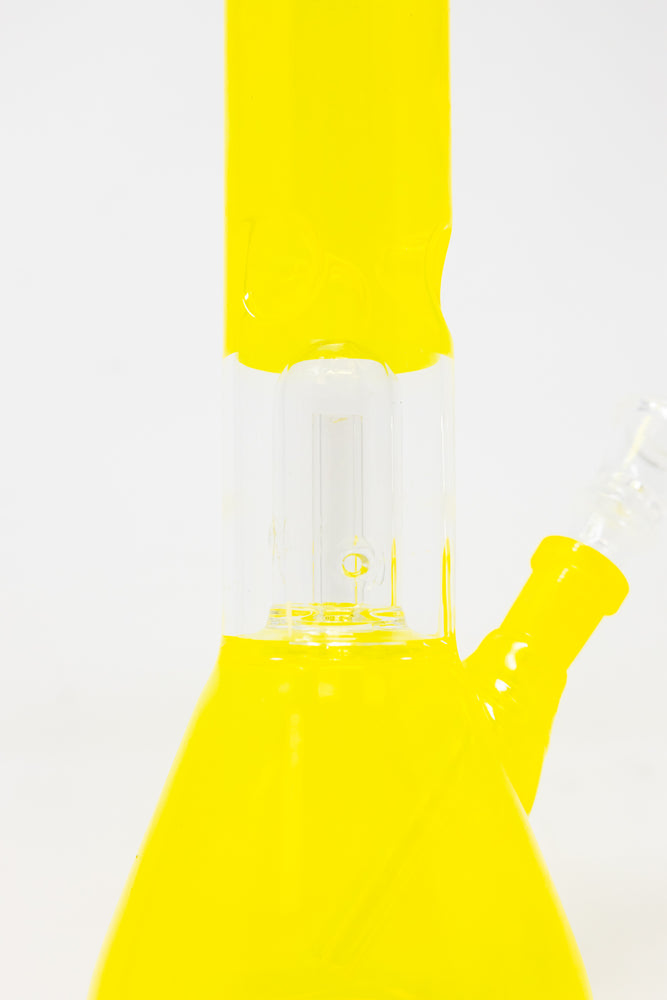 10" Neon Yellow Single Percolator Bong