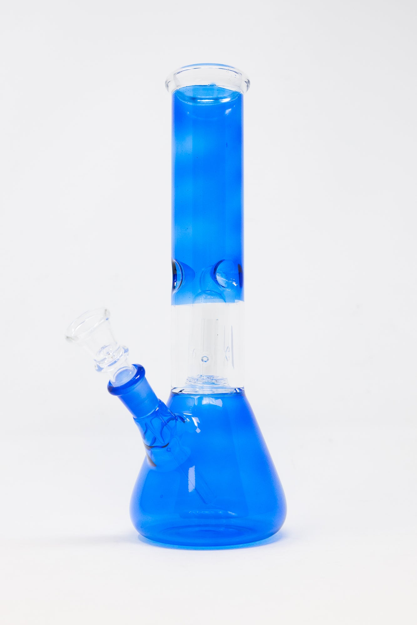 10" Blue Single Percolator Bong