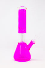 10" Neon Pink Single Percolator Bong