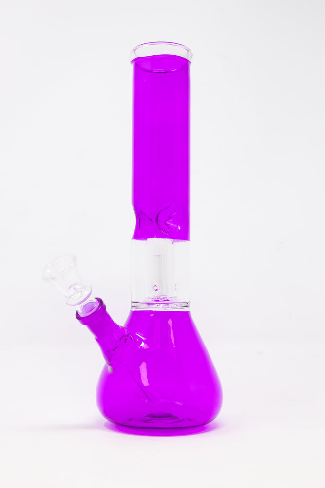 10" Pink Fuschia Single Percolator Bong