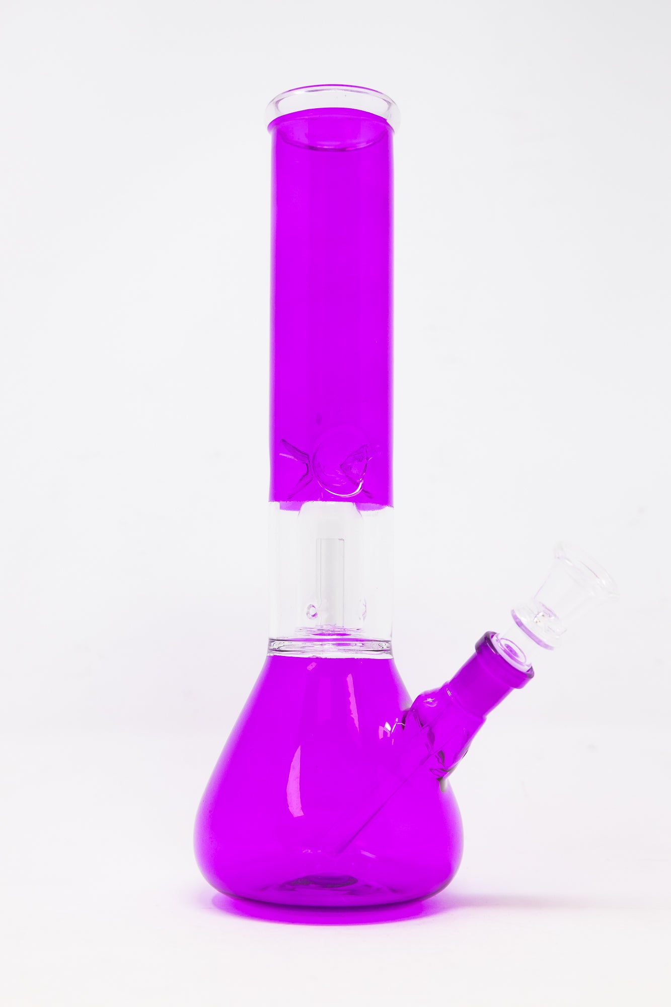 10" Pink Fuschia Single Percolator Bong