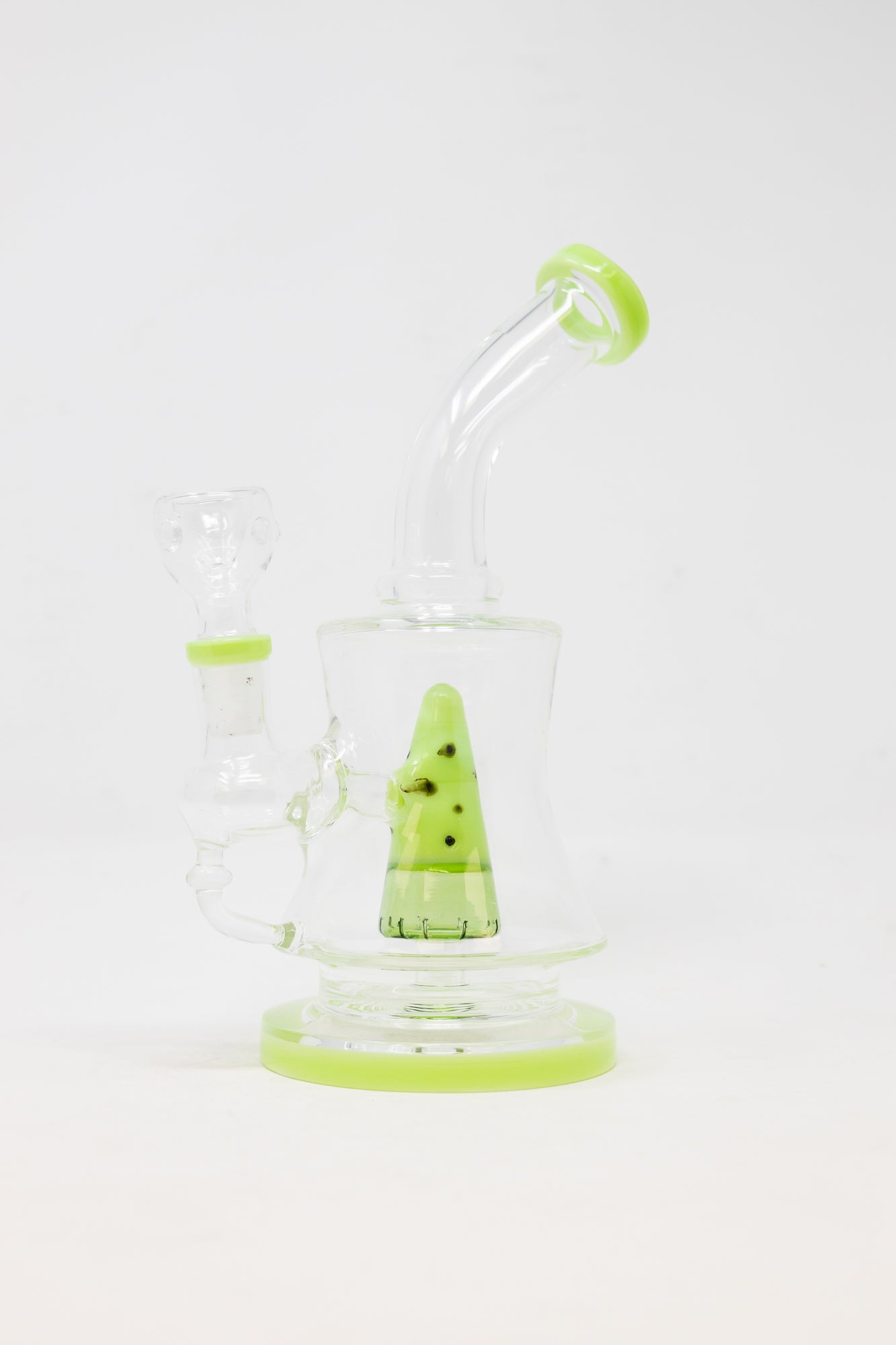 7" Mint Green Watermelon Bong