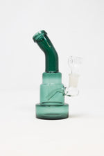 6" Dark Green Shower Bend Bong