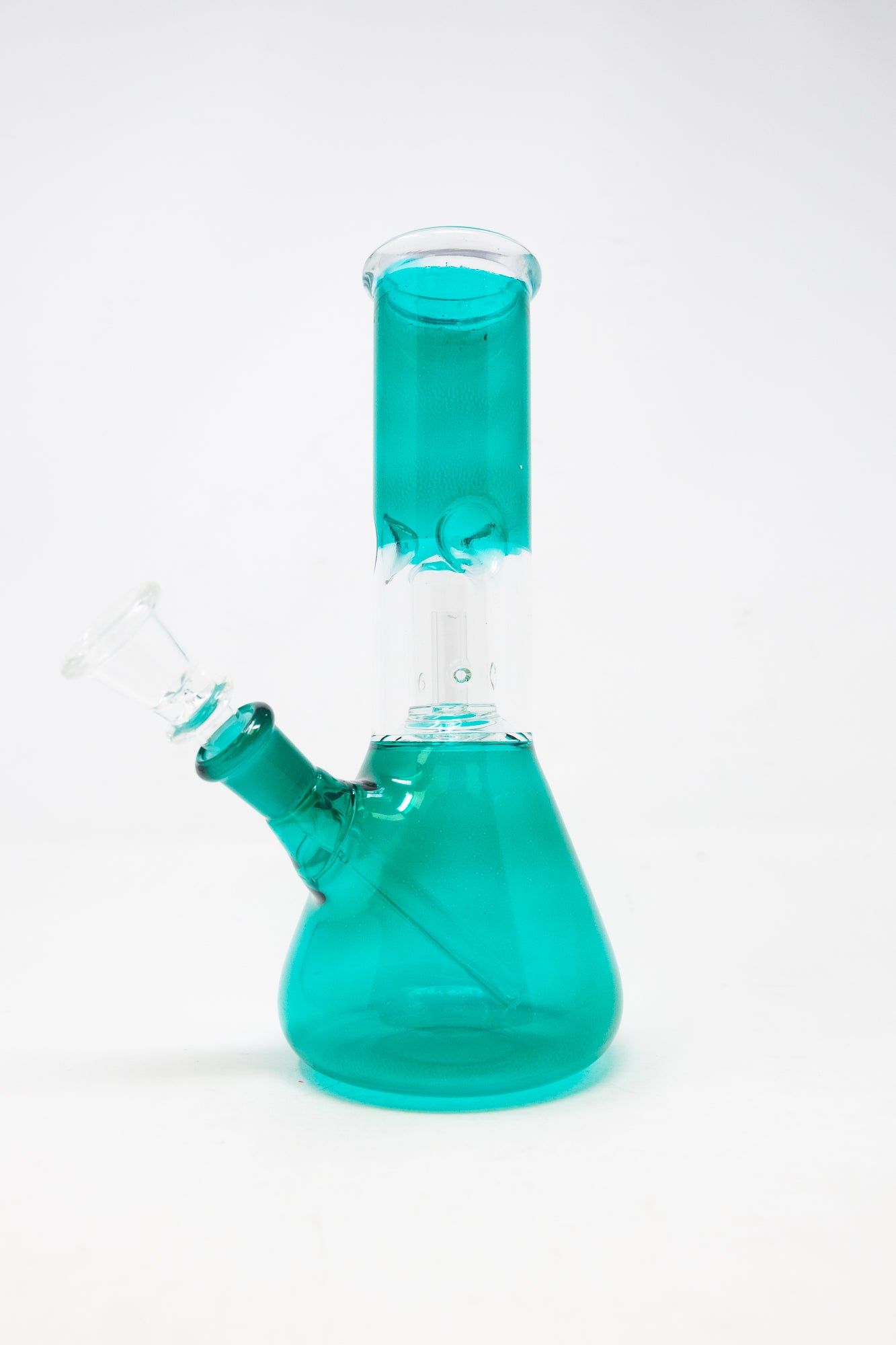 8" Aqua Single Percolator Bong