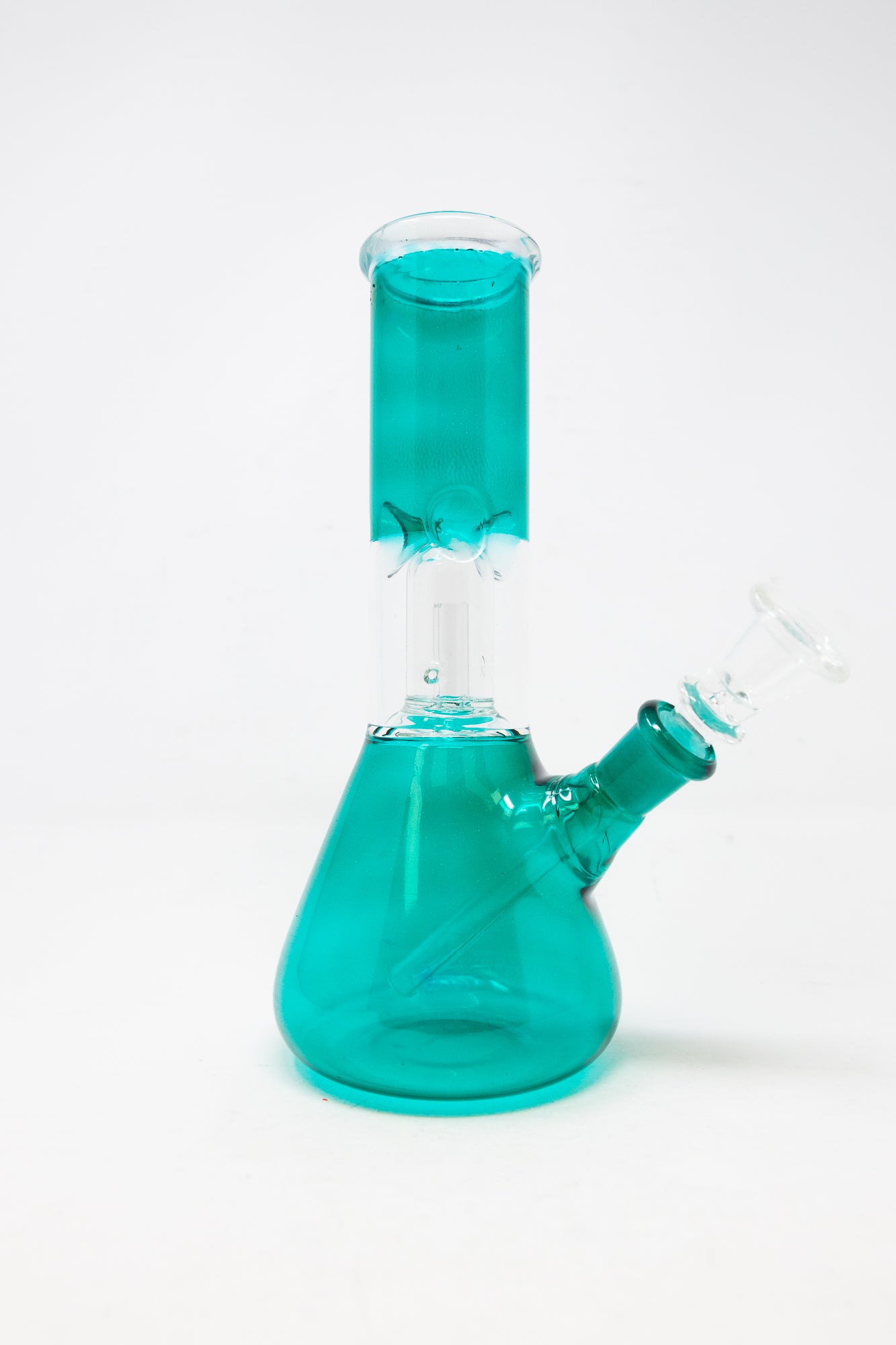 8" Aqua Single Percolator Bong