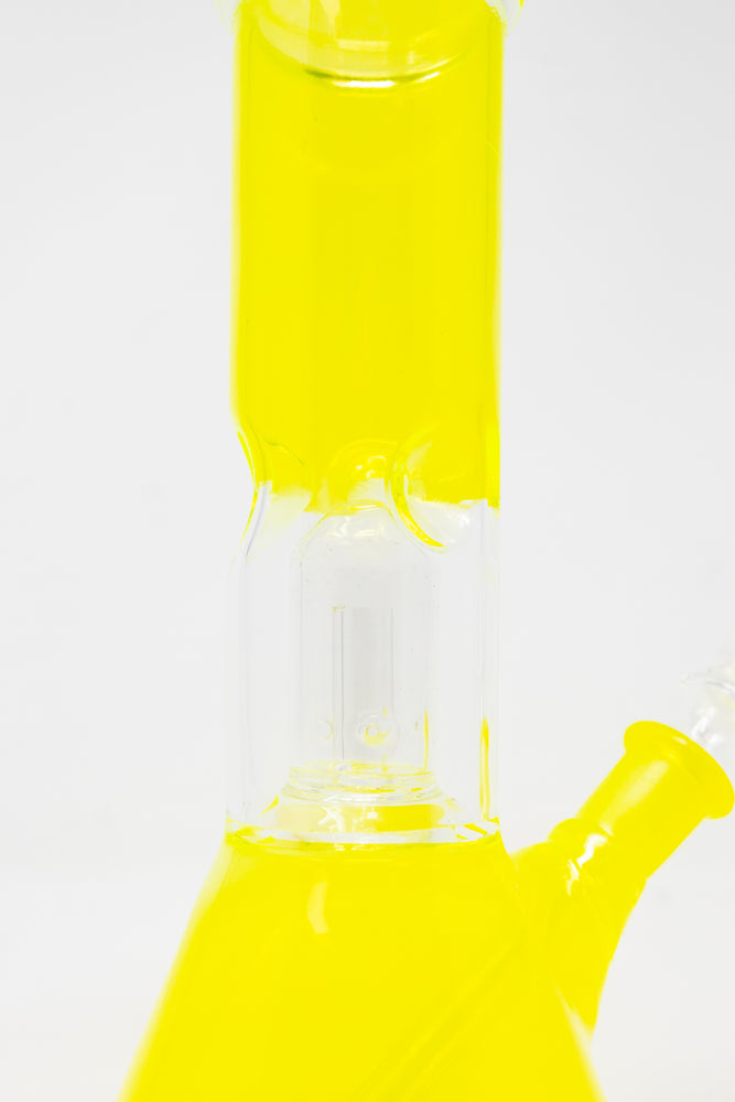 8" Neon Yellow Single Percolator Bong