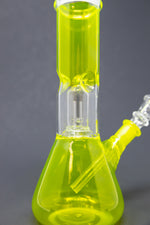 8" Neon Yellow Single Percolator Bong