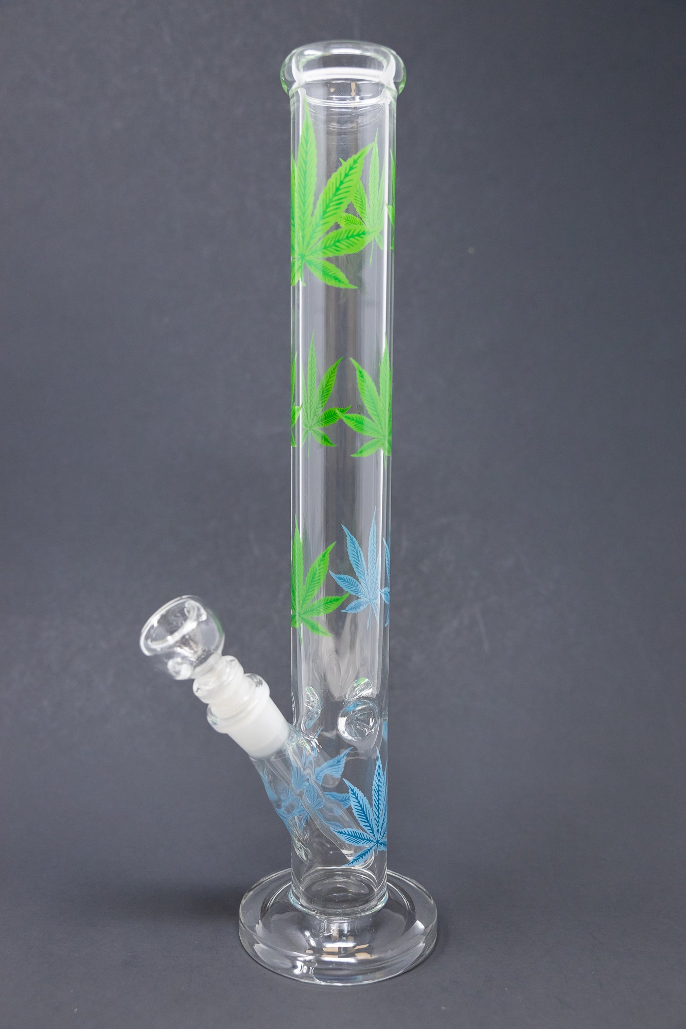 14" Blue & Green Leaf Shooter