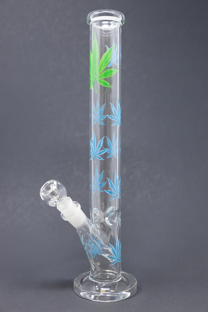 14" Blue & Green Leaf Shooter