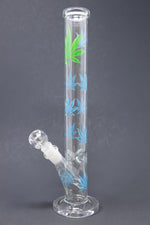 14" Blue & Green Leaf Shooter