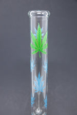 14" Blue & Green Leaf Shooter