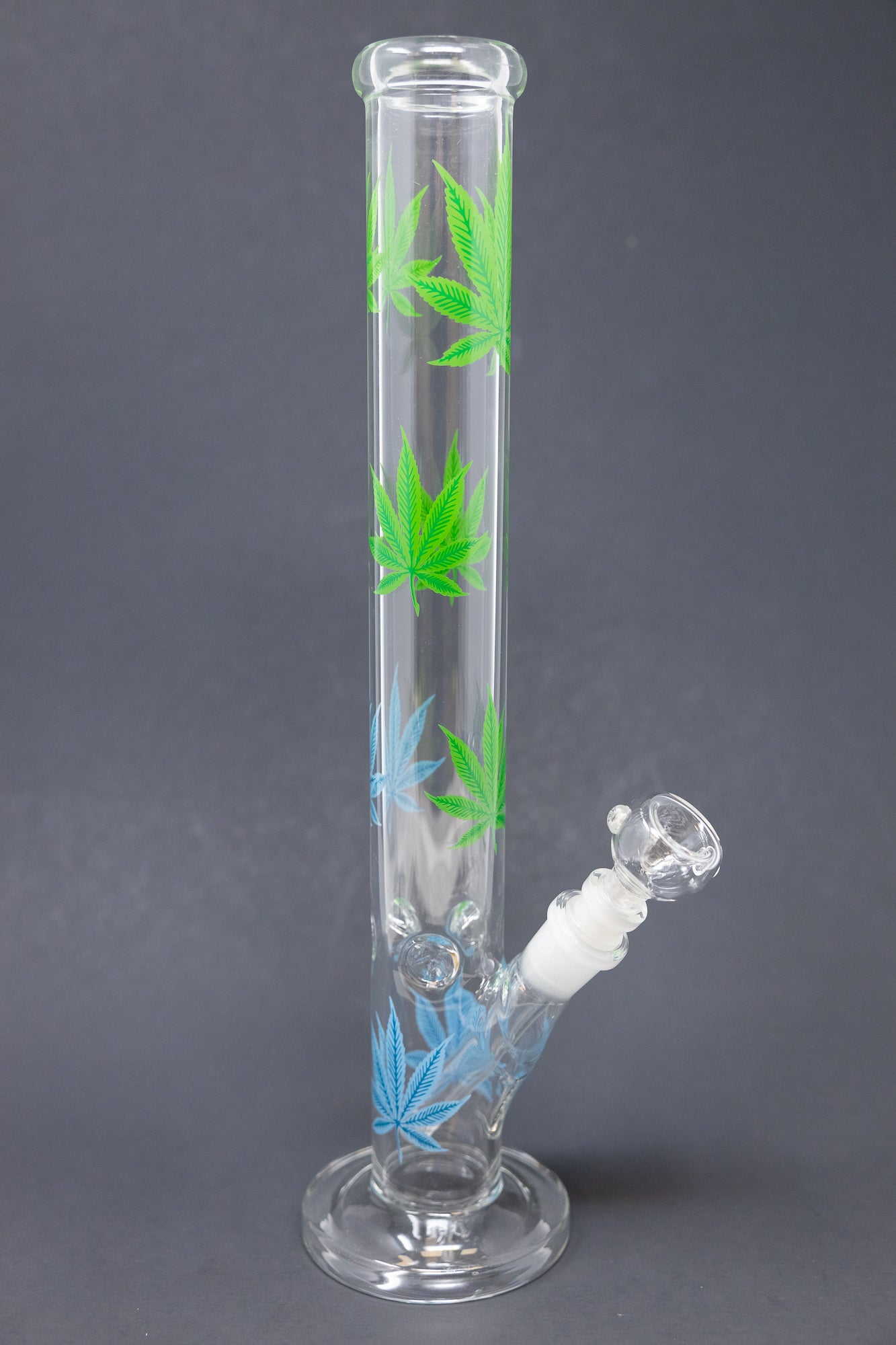 14" Blue & Green Leaf Shooter