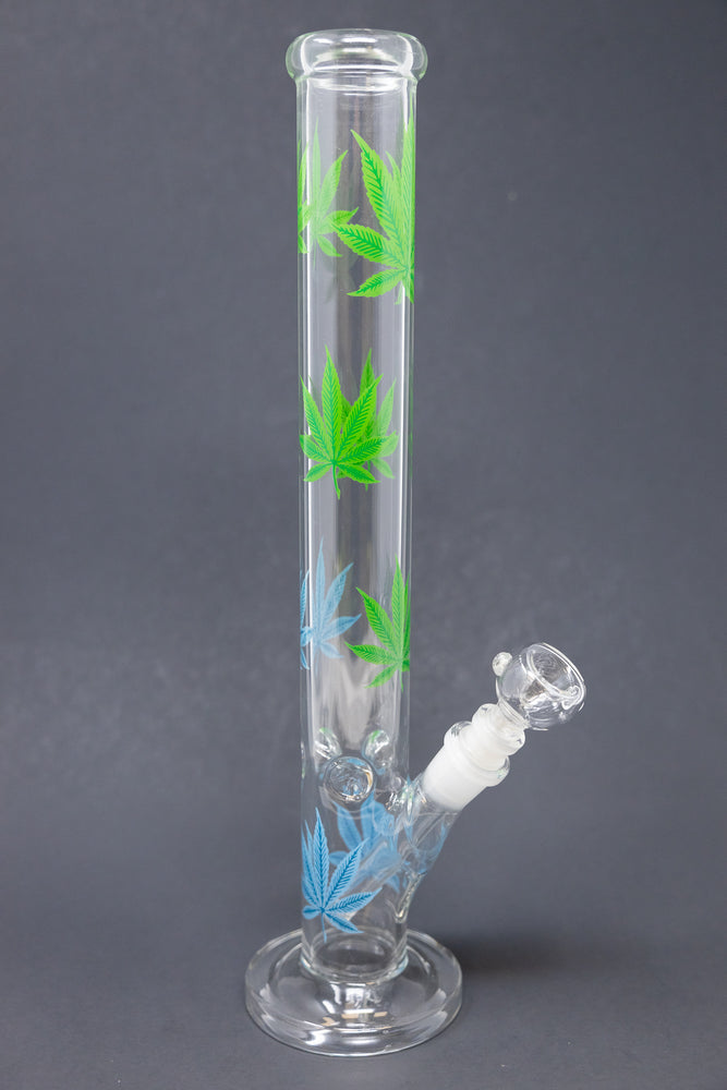 14" Blue & Green Leaf Shooter