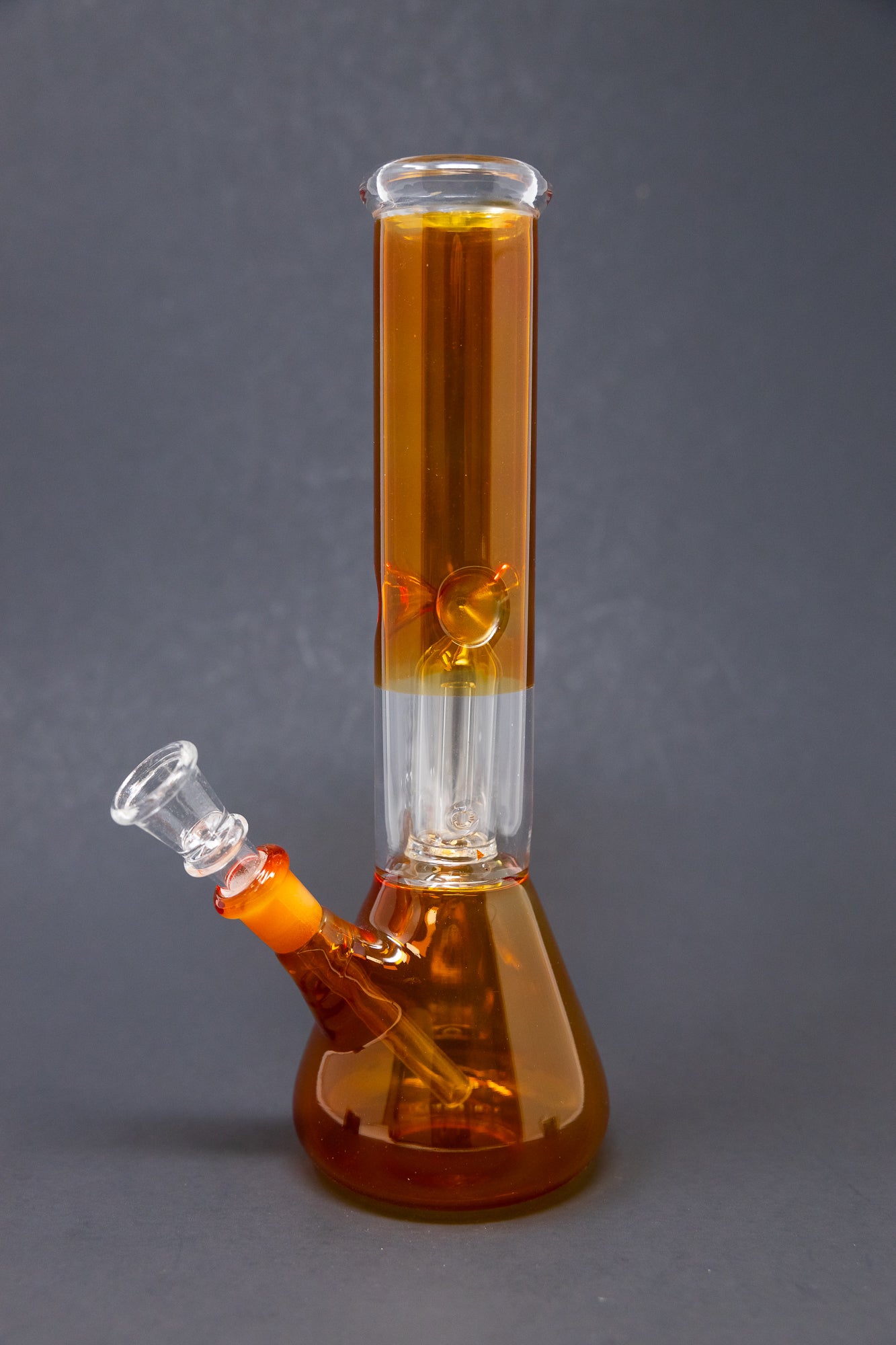 10" Orange Single Percolator Bong