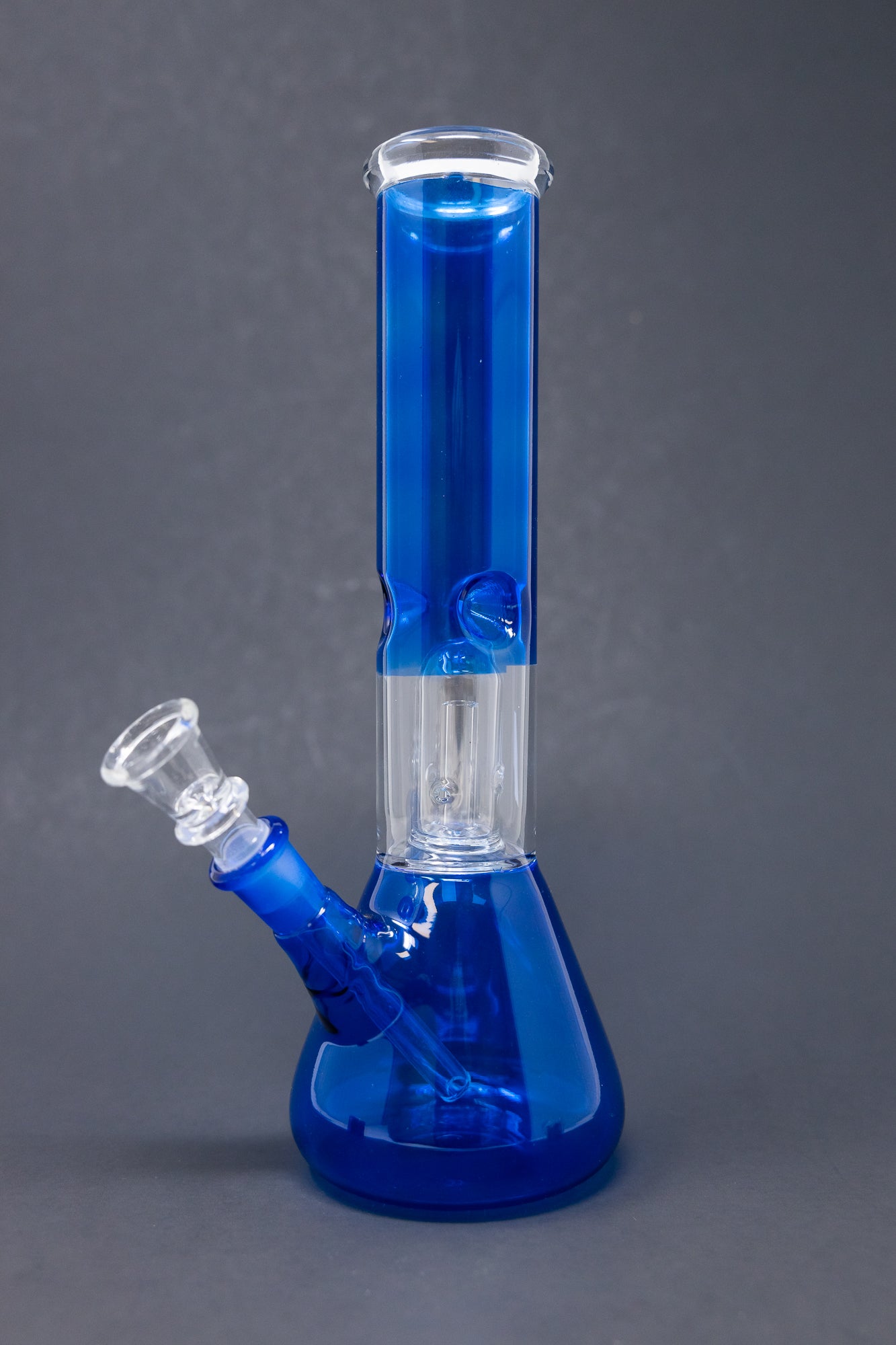 10" Blue Single Percolator Bong
