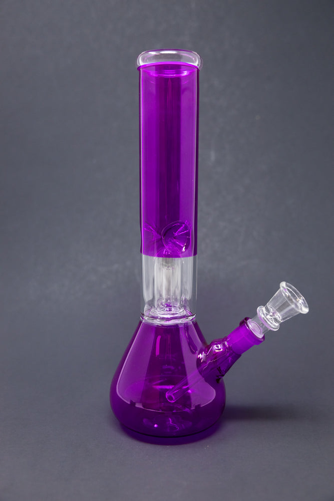 10" Pink Fuschia Single Percolator Bong