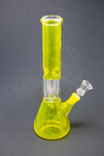 10" Neon Yellow Single Percolator Bong