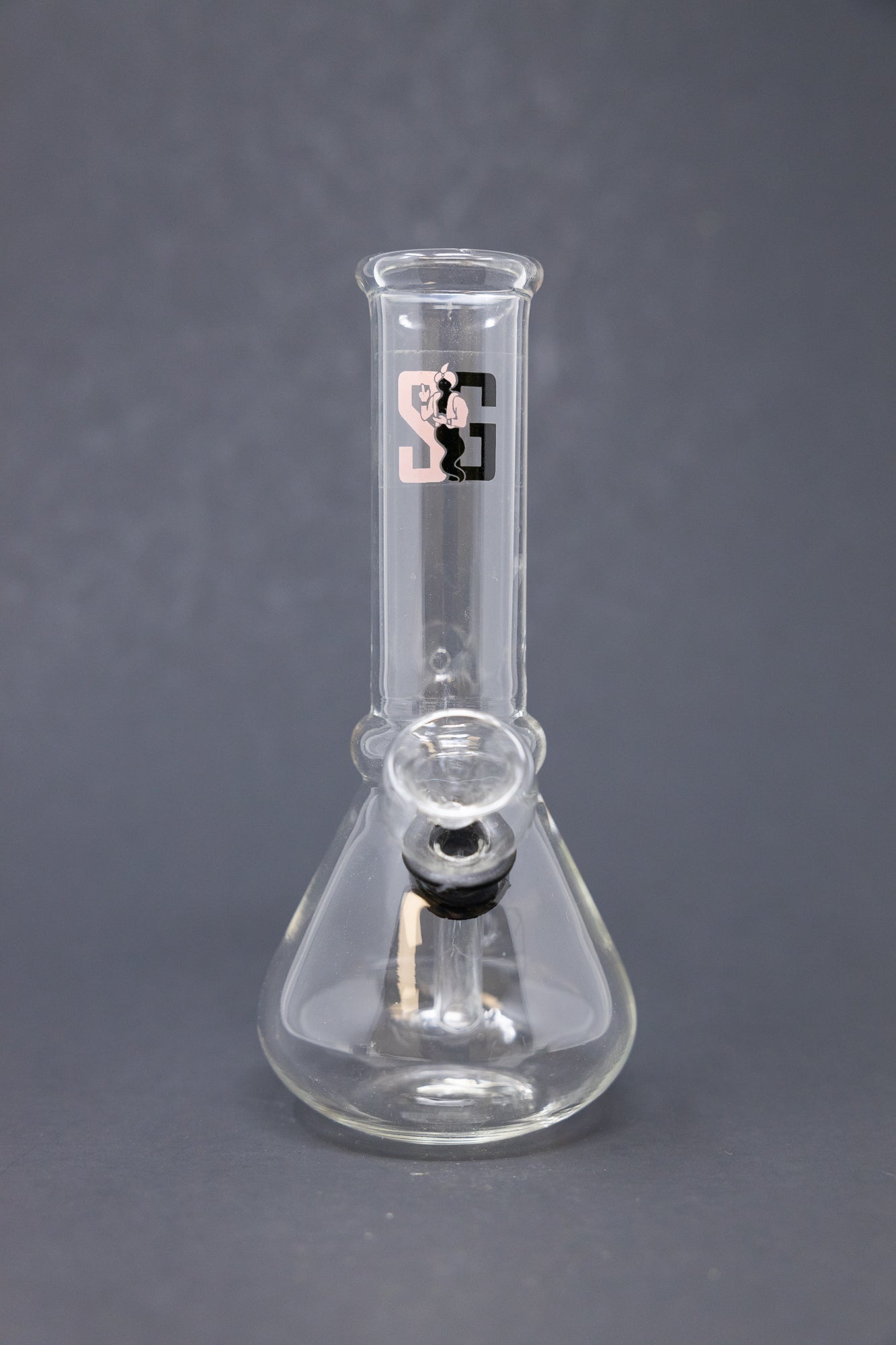 6” Stoned Genie Beaker Base Bong w/ Carb Hole