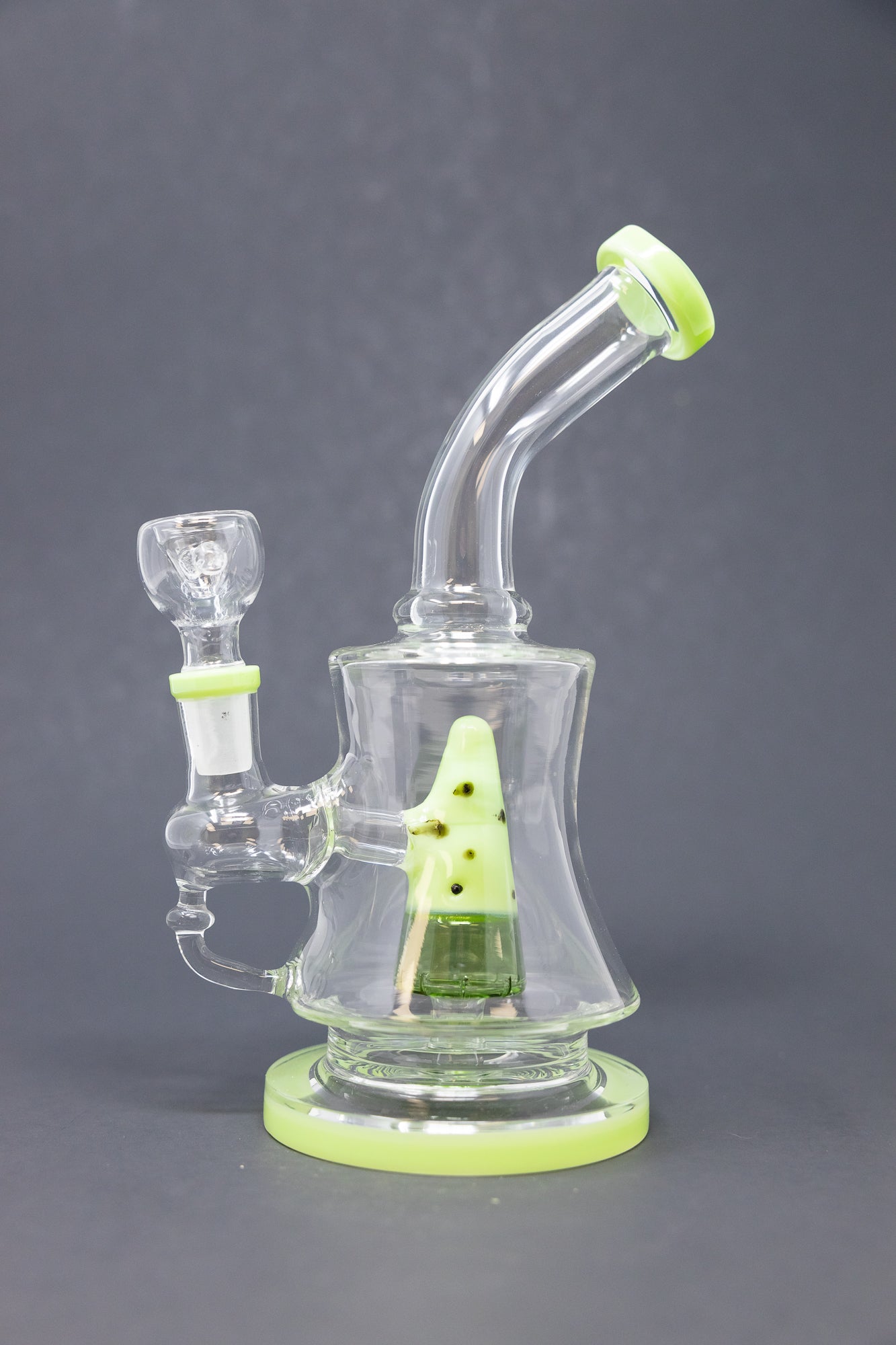 7" Mint Green Watermelon Bong