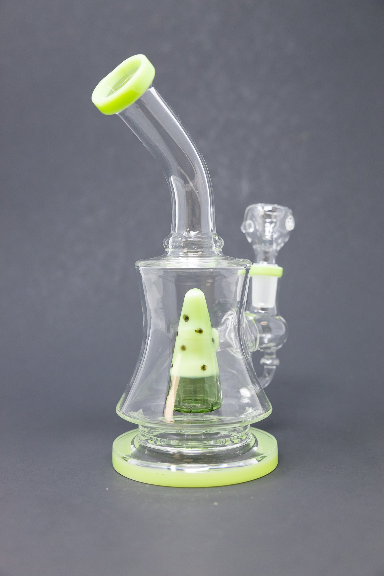 7" Mint Green Watermelon Bong