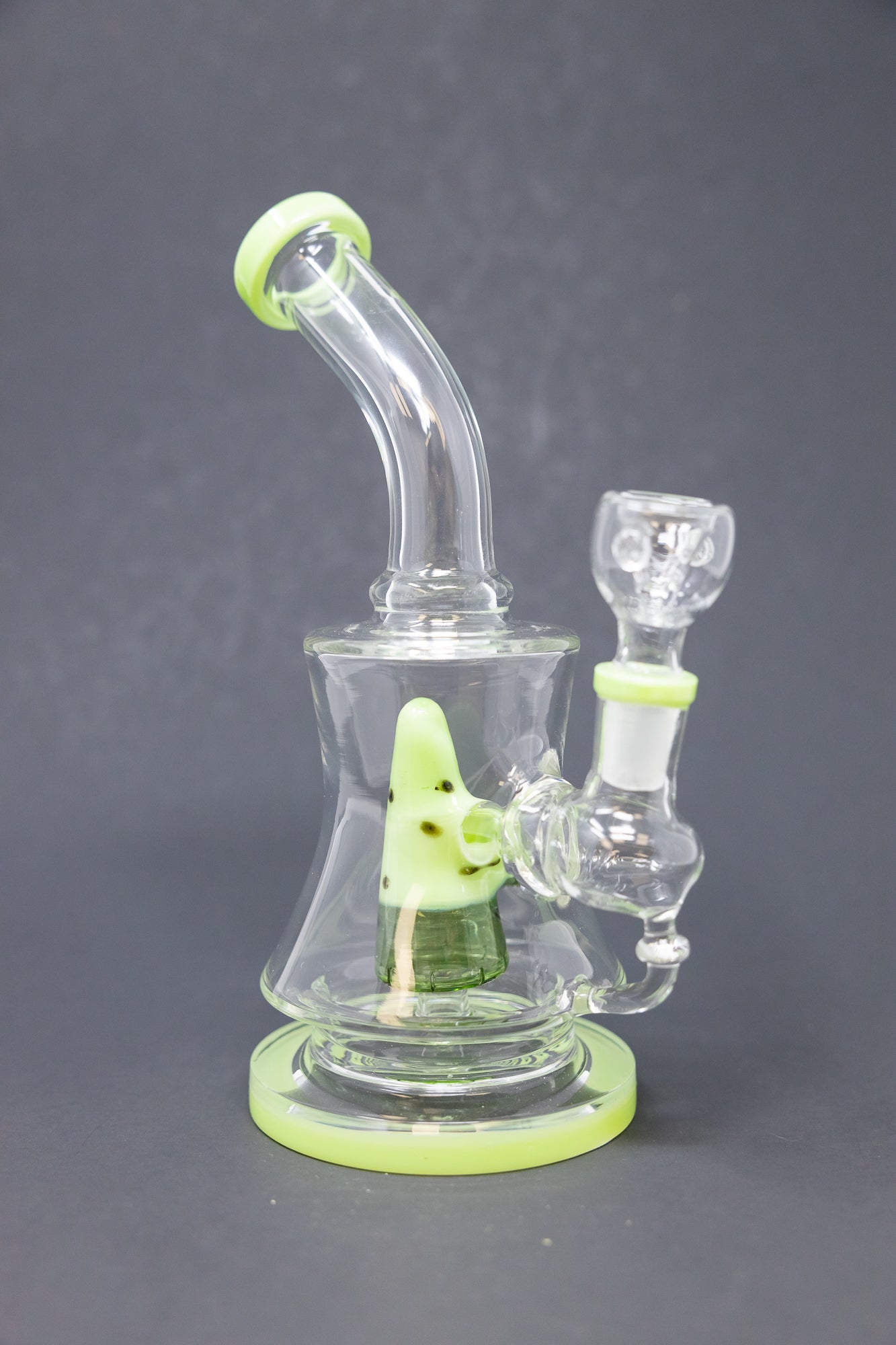 7" Mint Green Watermelon Bong