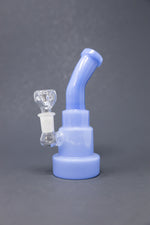 6" Baby Blue Shower Bend Bong