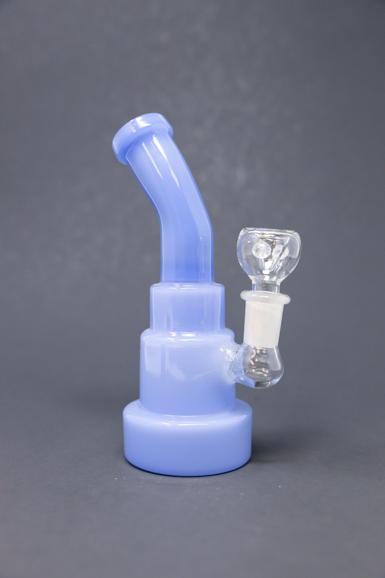 6" Baby Blue Shower Bend Bong