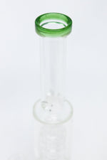 12” Green Double Percolator Beaker Base Bong w/ Ice Catcher