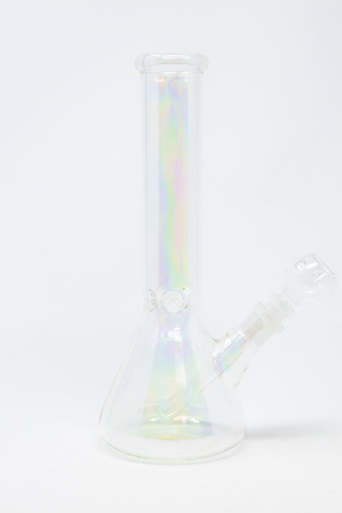 10" Iridescent Beaker Bong w/ Ice Catcher