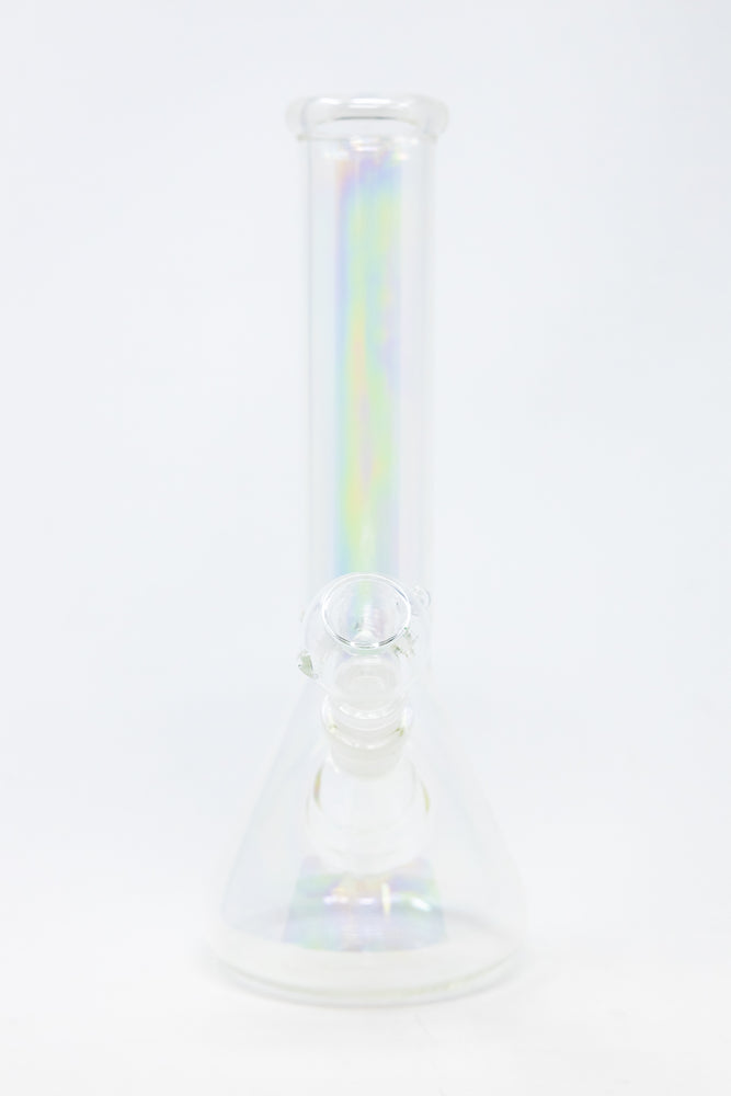 10" Iridescent Beaker Bong w/ Ice Catcher