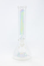 10" Iridescent Beaker Bong w/ Ice Catcher