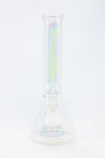 10" Iridescent Beaker Bong w/ Ice Catcher