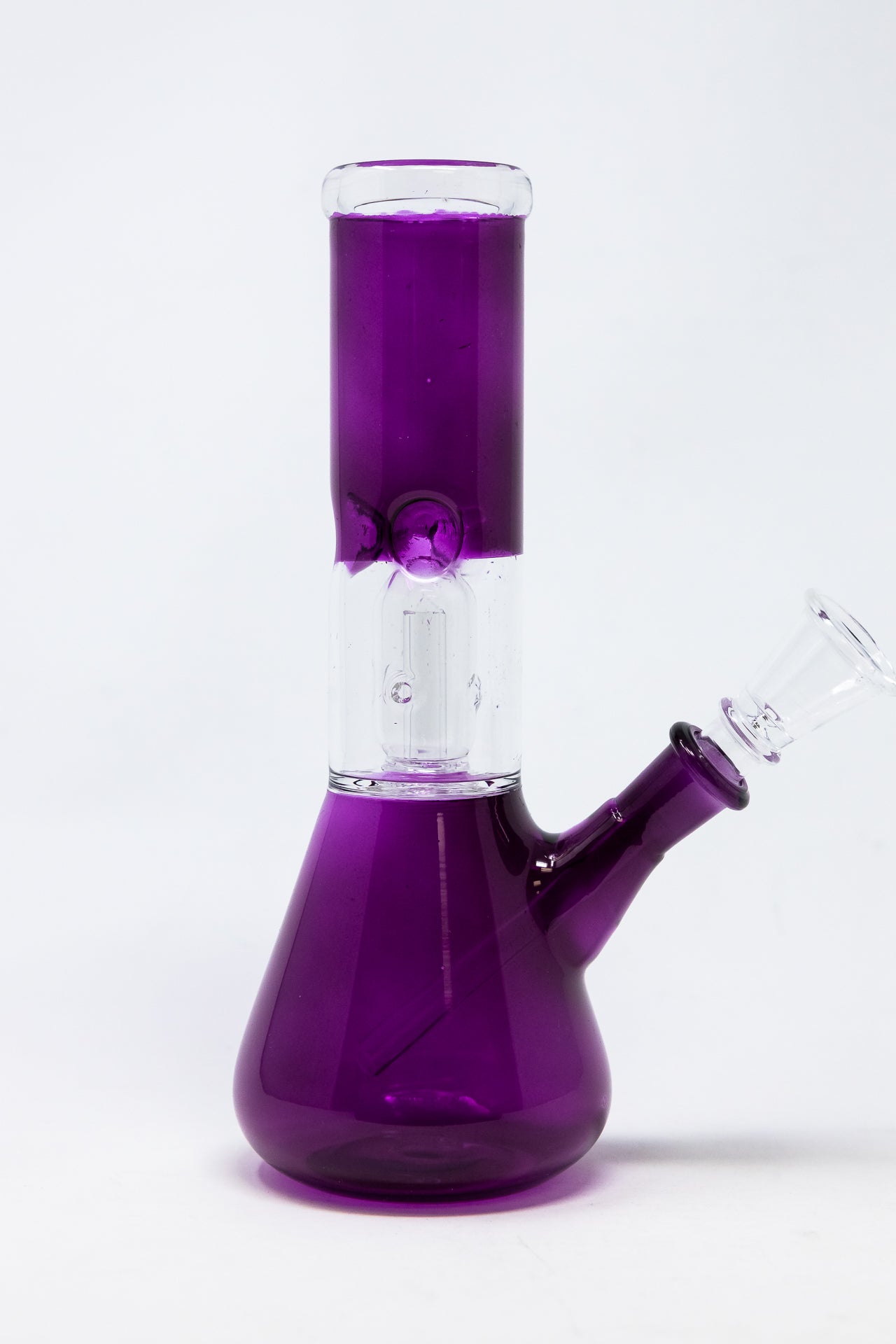 8" Soda Beaker Base Bong w/ Ice Catcher and Percolator