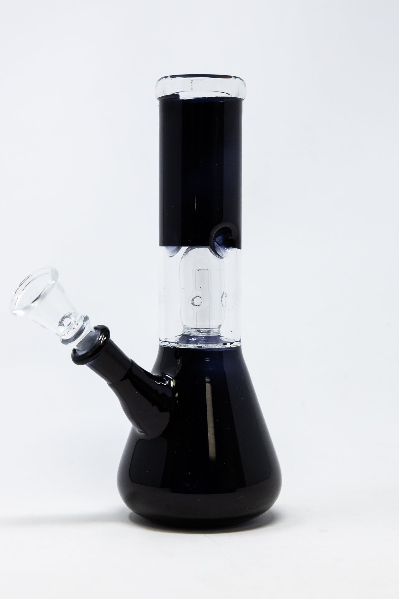 8" Black Beaker Base Bong w/ Ice Catcher and Percolator