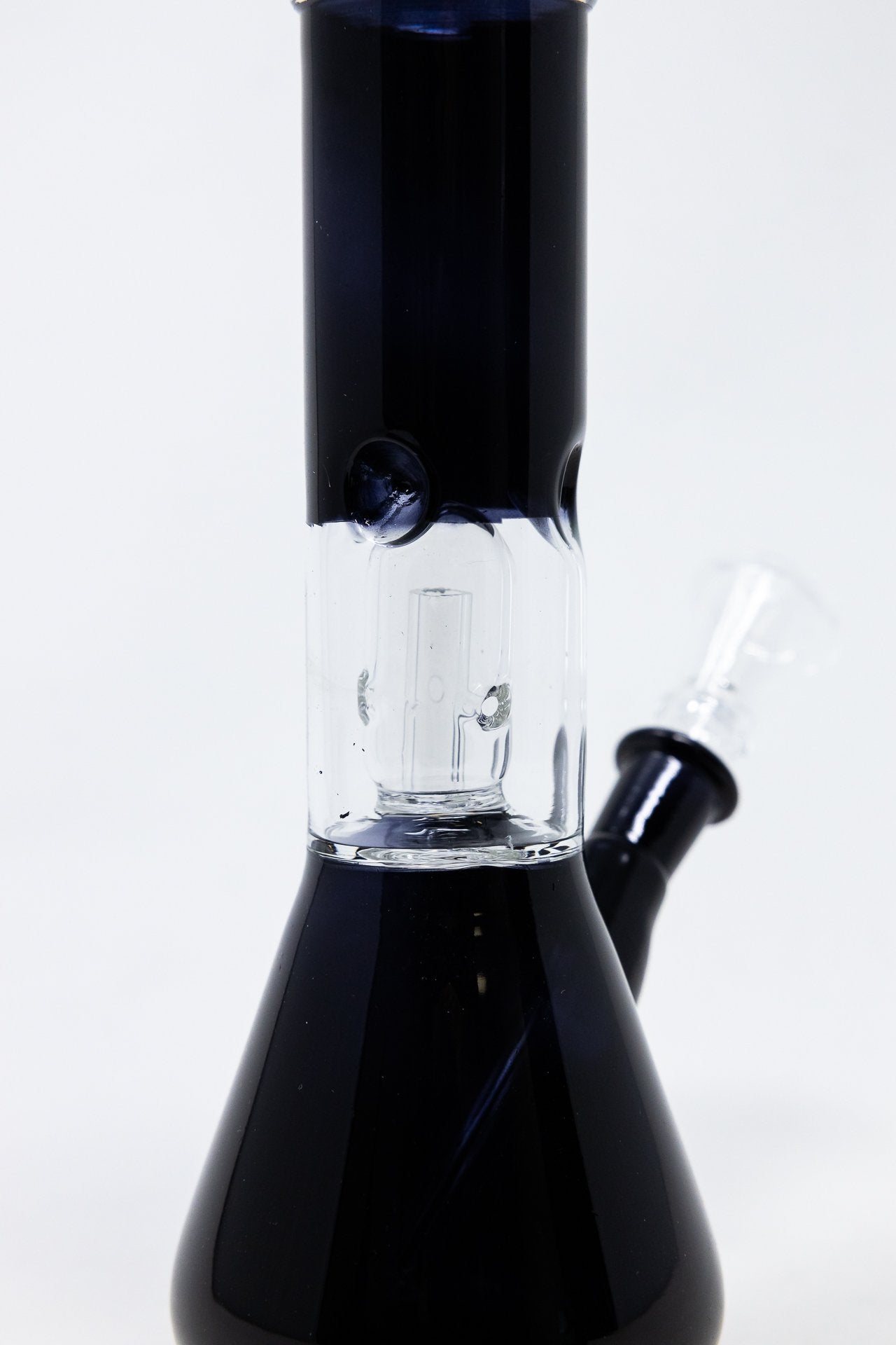 8" Black Beaker Base Bong w/ Ice Catcher and Percolator