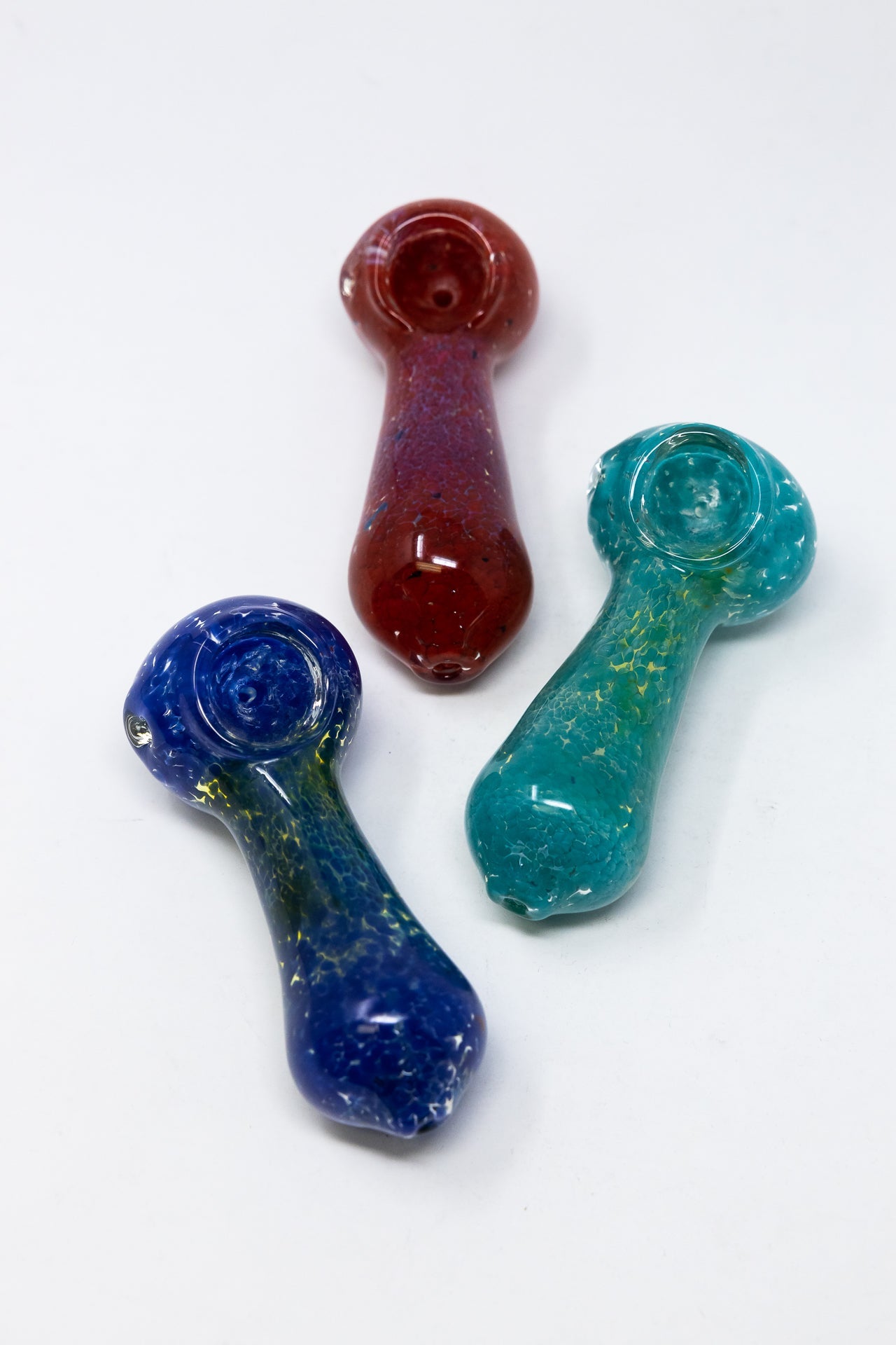 4.5" Thick Deep Bowl Handpipe w/ Carb Hole StonedGenie.com