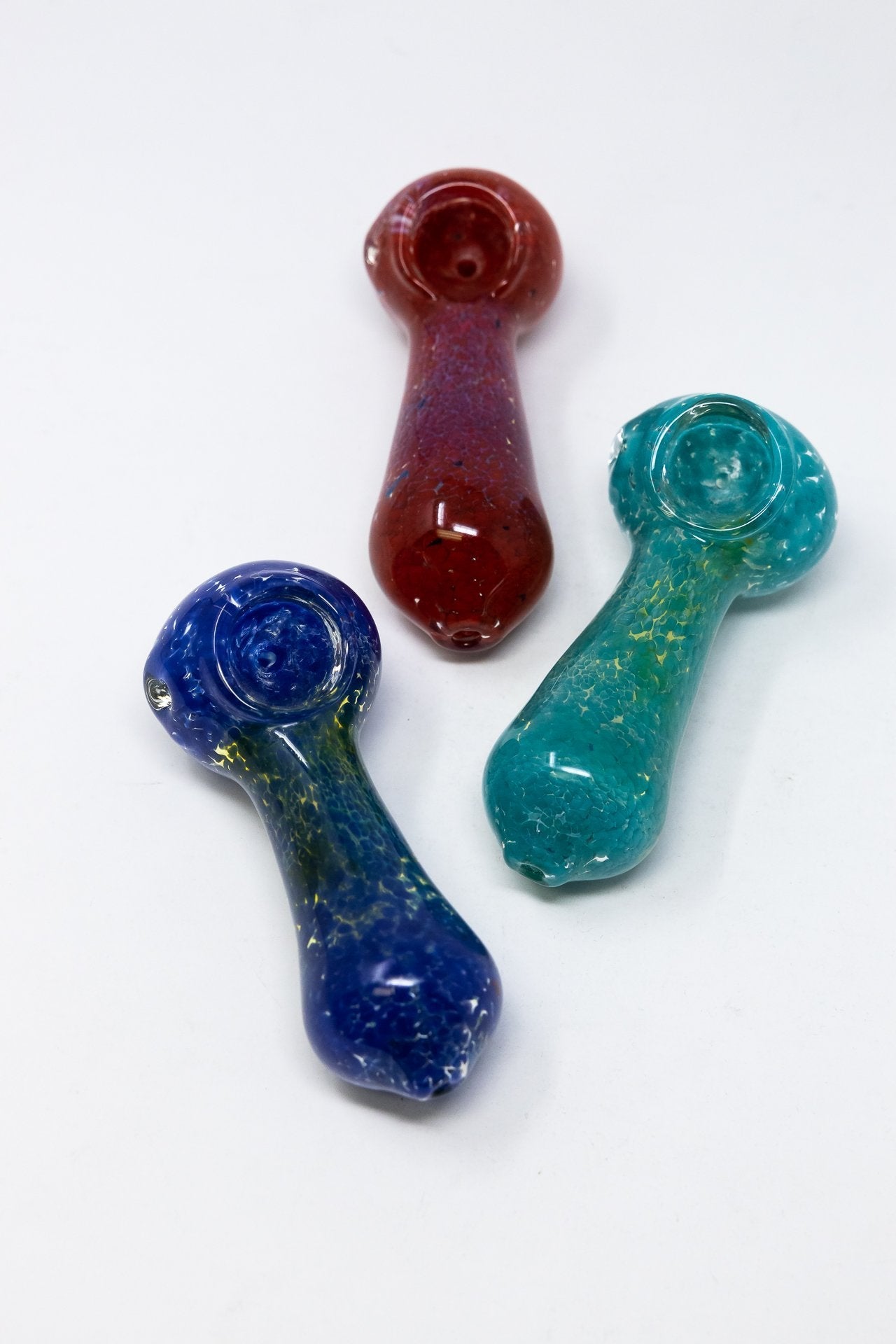 4.5" Thick Deep Bowl Handpipe w/ Carb Hole StonedGenie.com