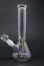 10" Iridescent Beaker Bong w/ Ice Catcher