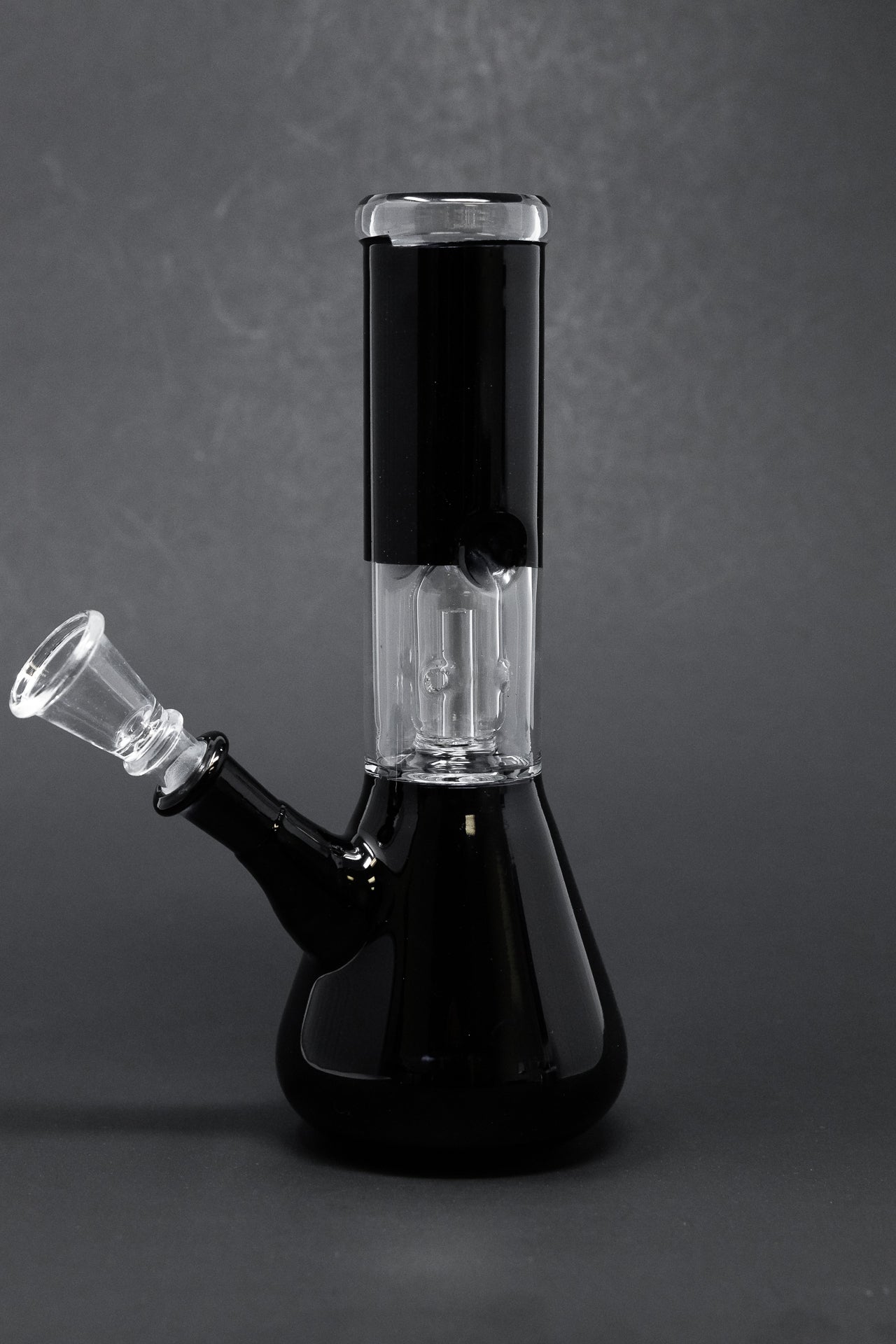 8" Black Beaker Base Bong w/ Ice Catcher and Percolator