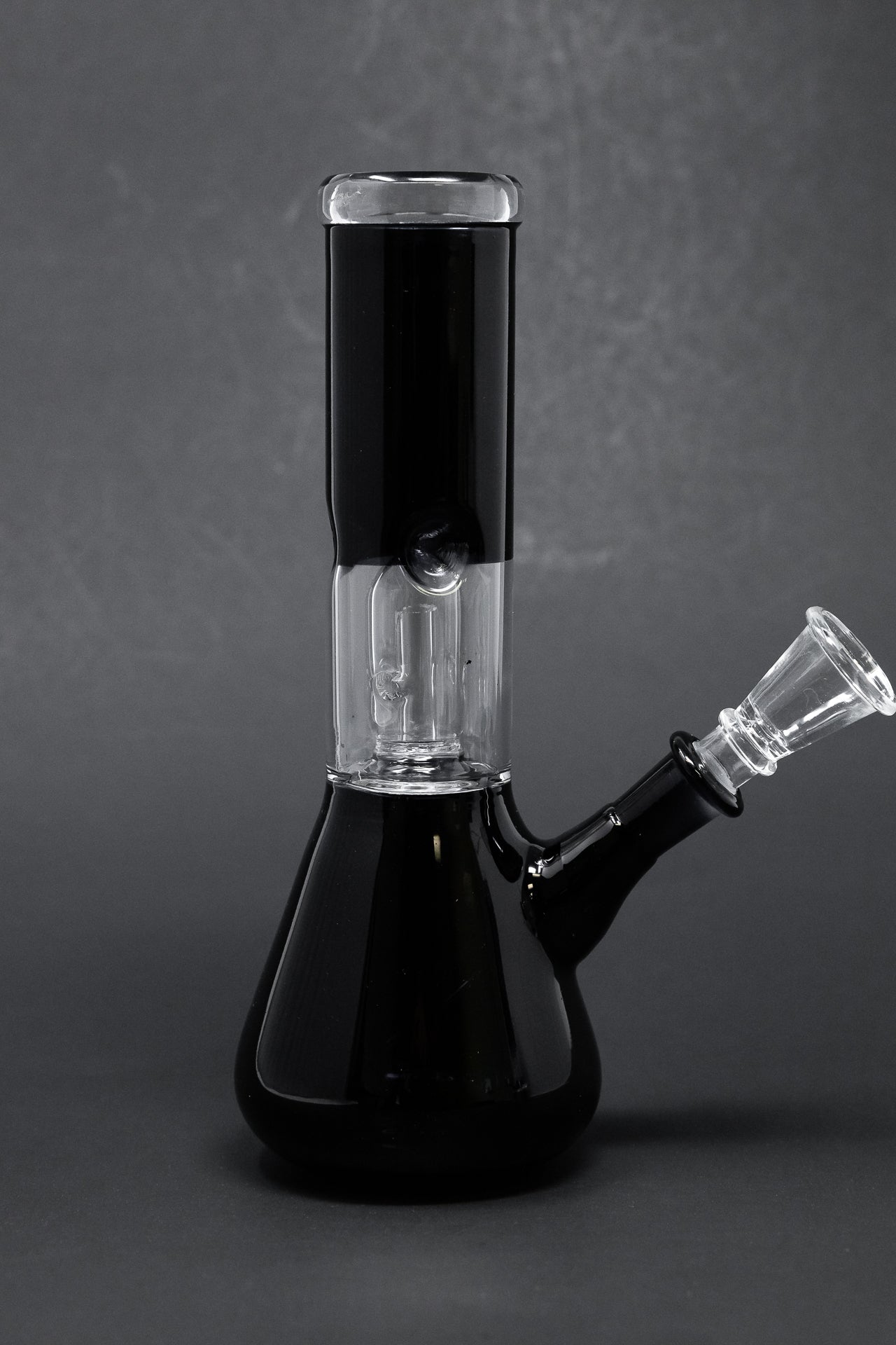 8" Black Beaker Base Bong w/ Ice Catcher and Percolator