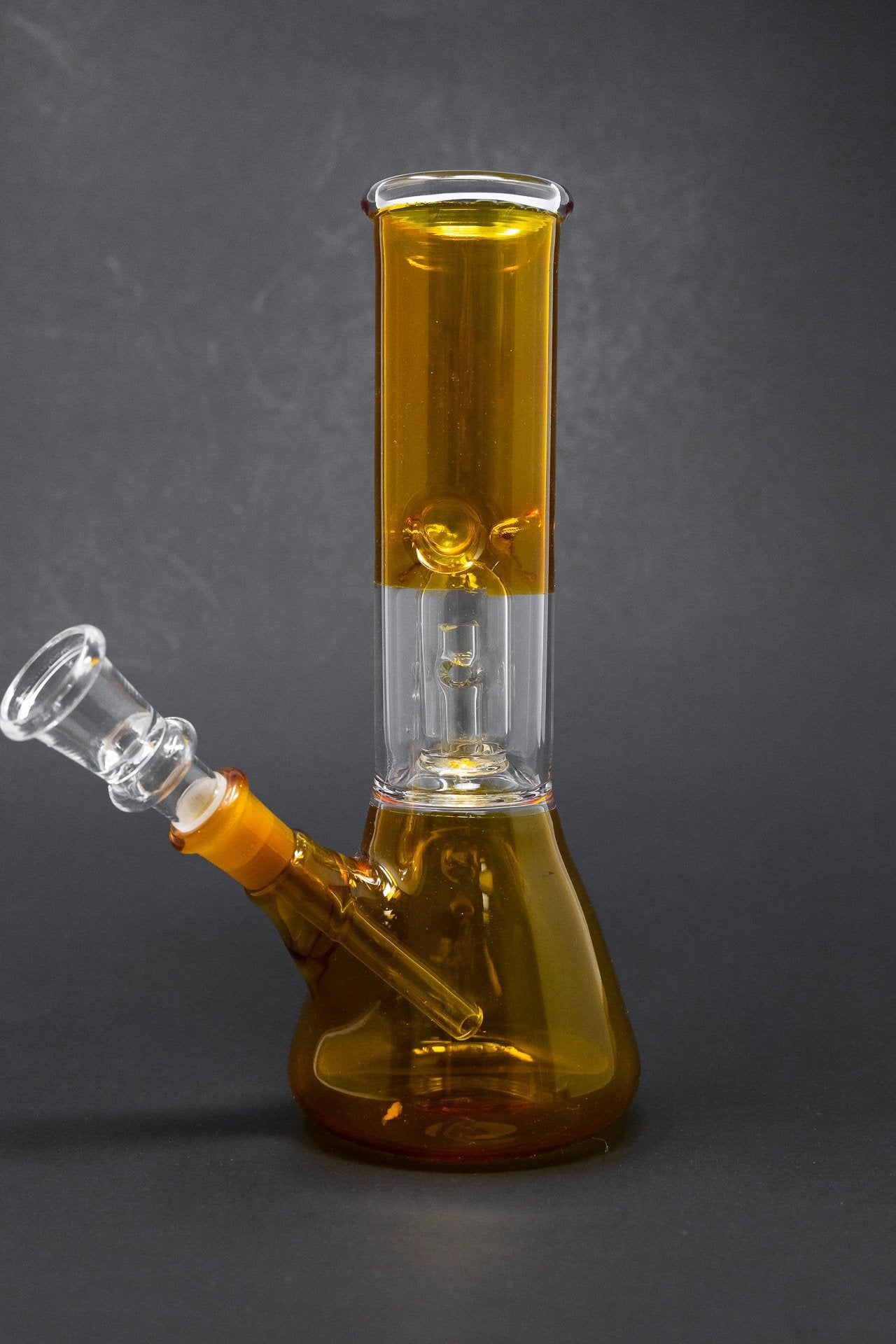 8" Gold Beaker Base Bong w/ Ice Catcher and Percolator