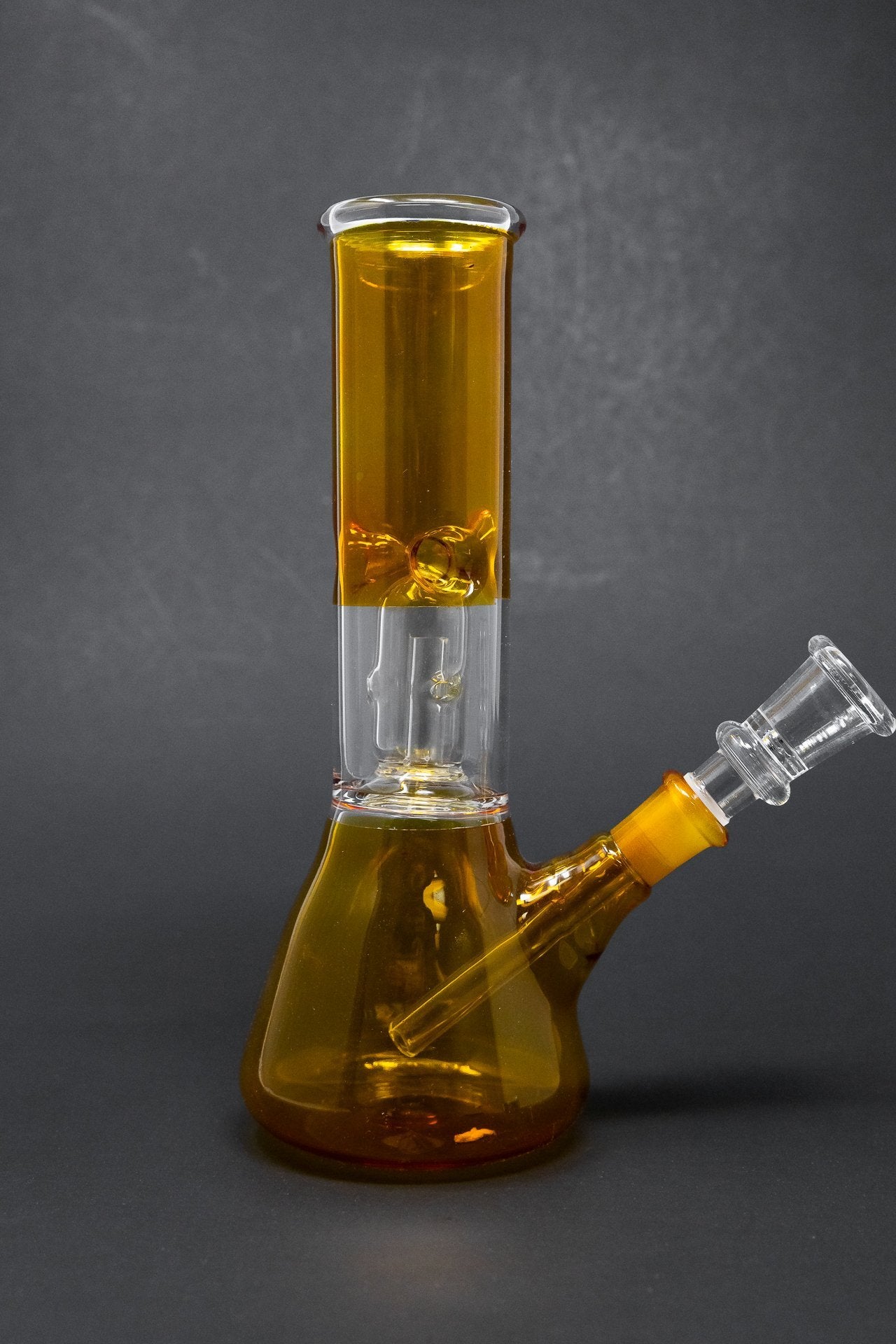 8" Gold Beaker Base Bong w/ Ice Catcher and Percolator