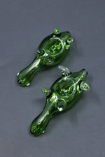 3" Green Turtle Glass Pipe