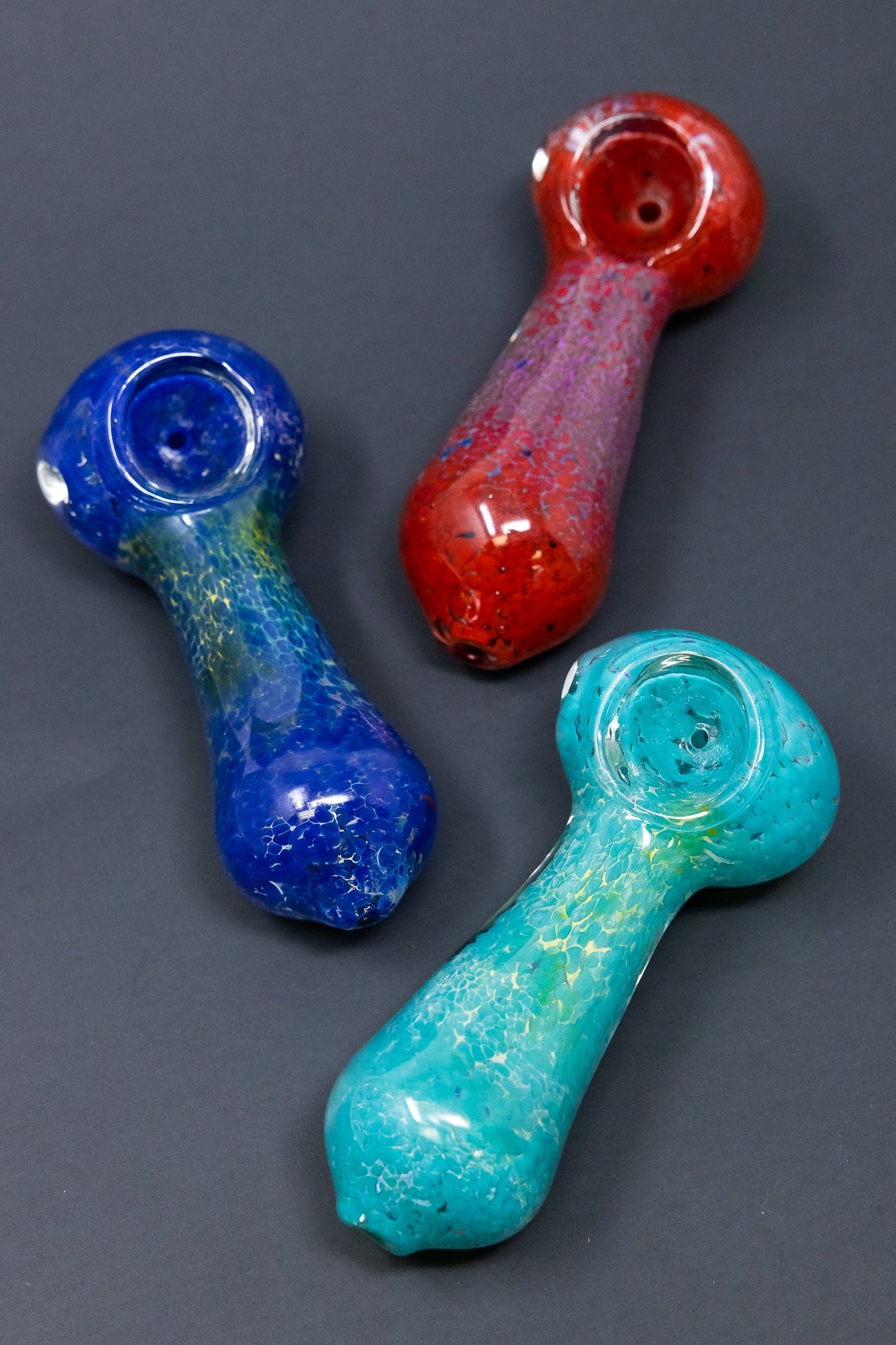 4.5" Thick Deep Bowl Handpipe w/ Carb Hole StonedGenie.com