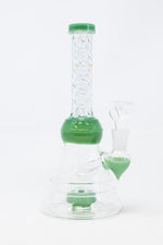 8" Green Twisted Neck Bong