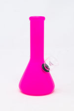 6” Frosted Pink Beaker Bong