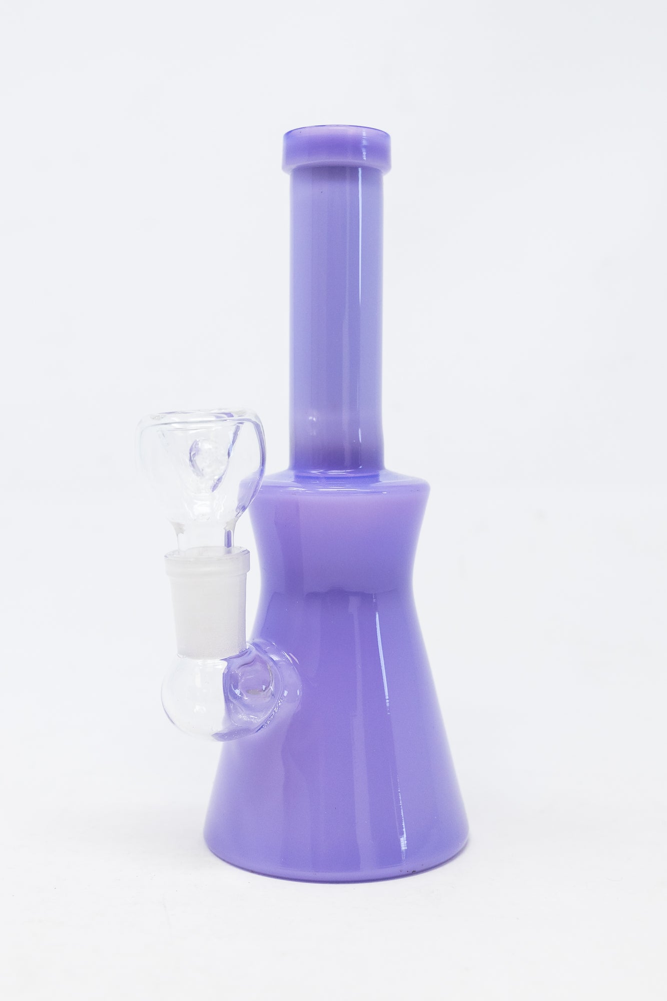 6" Slime Purple Straight Neck Bong